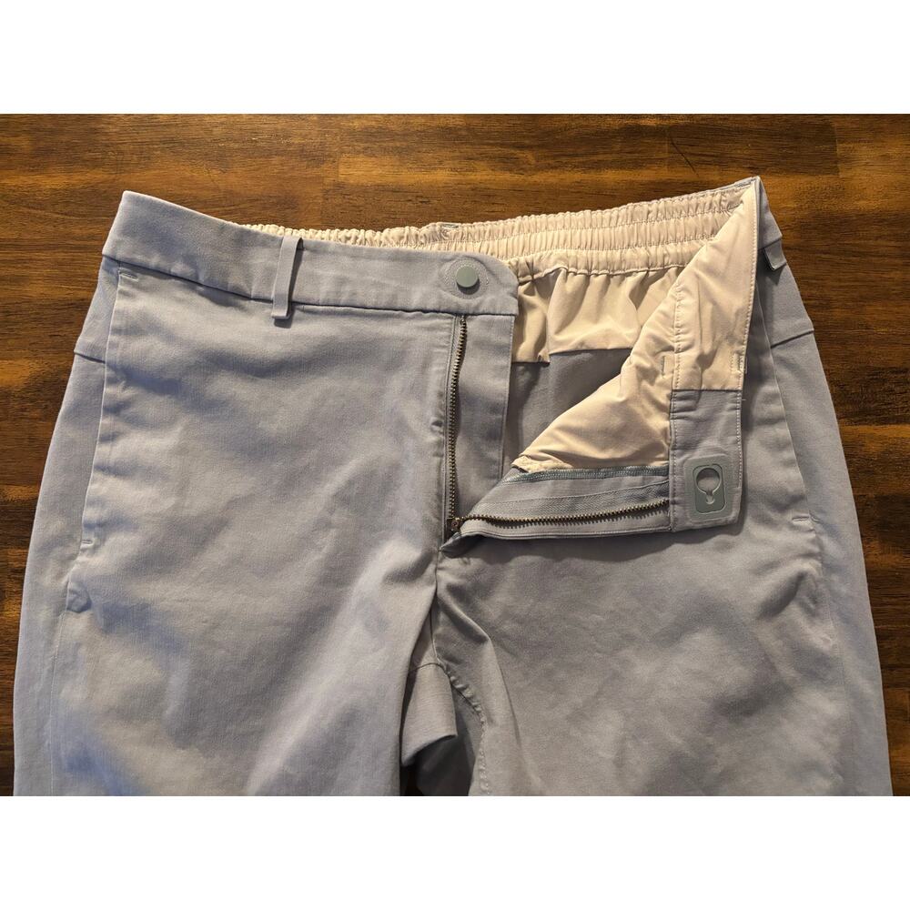 Lululemon Men's 36 x 29 Pant Shadow Lite Oxford Chino Cotton Blend Light Blue - Picture 8 of 13